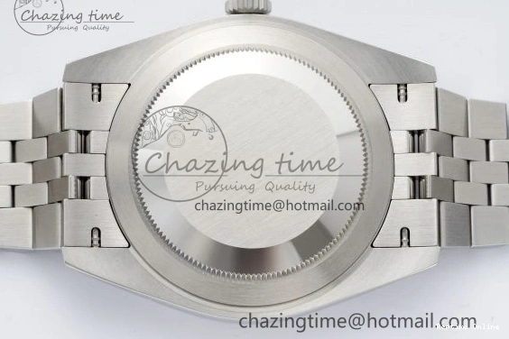 0227 Snug DateJust 41 SS Polished Bezel KING 1:1 Best Edition 904L Steel Blue Roman Dial on Jubilee Bracelet VR 2213